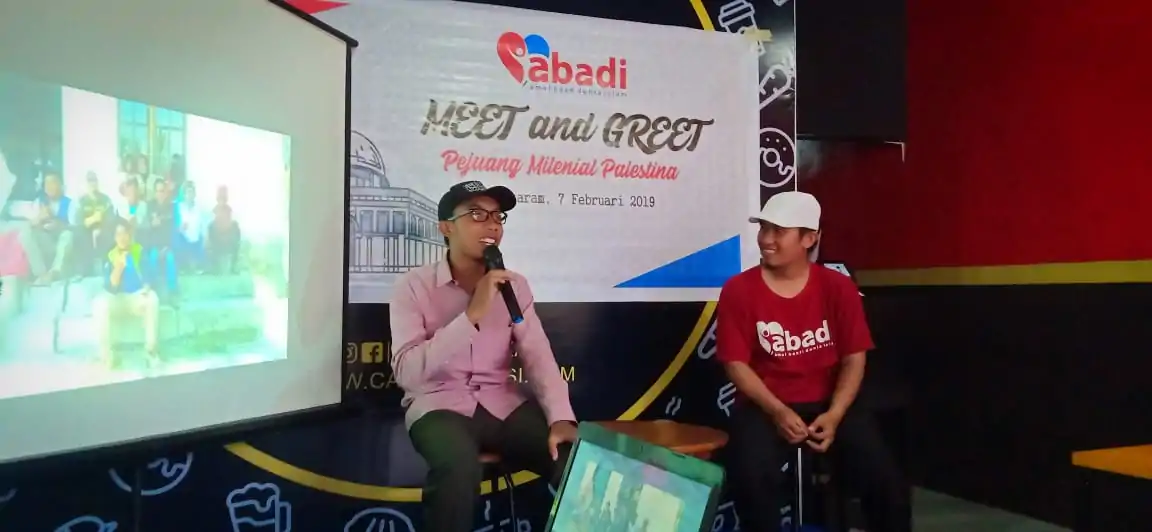 Bangun Sinergi bersama  Milenial Pejuang Palestina, Lombok
