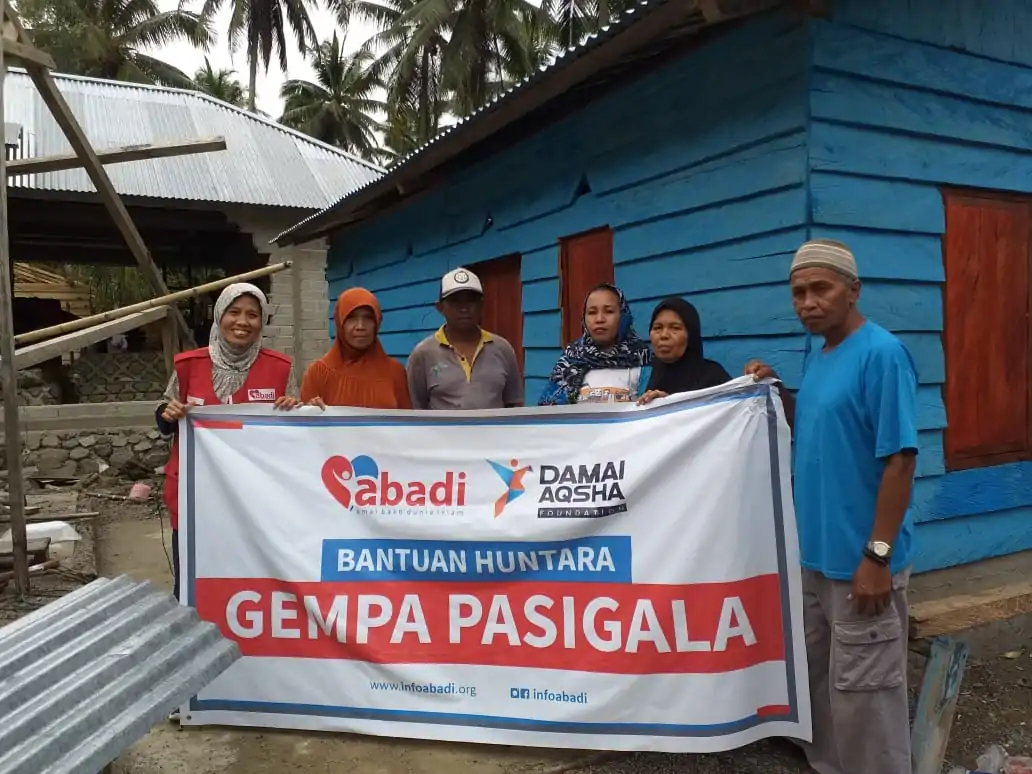 Bantu Donggala Bangkit, Abadi Bangun 2 Hunian Nyaman untuk Warga