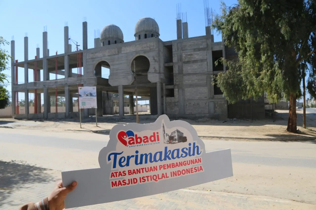 Kondisi Terkini Masjid Istiqlal Indonesia di Gaza