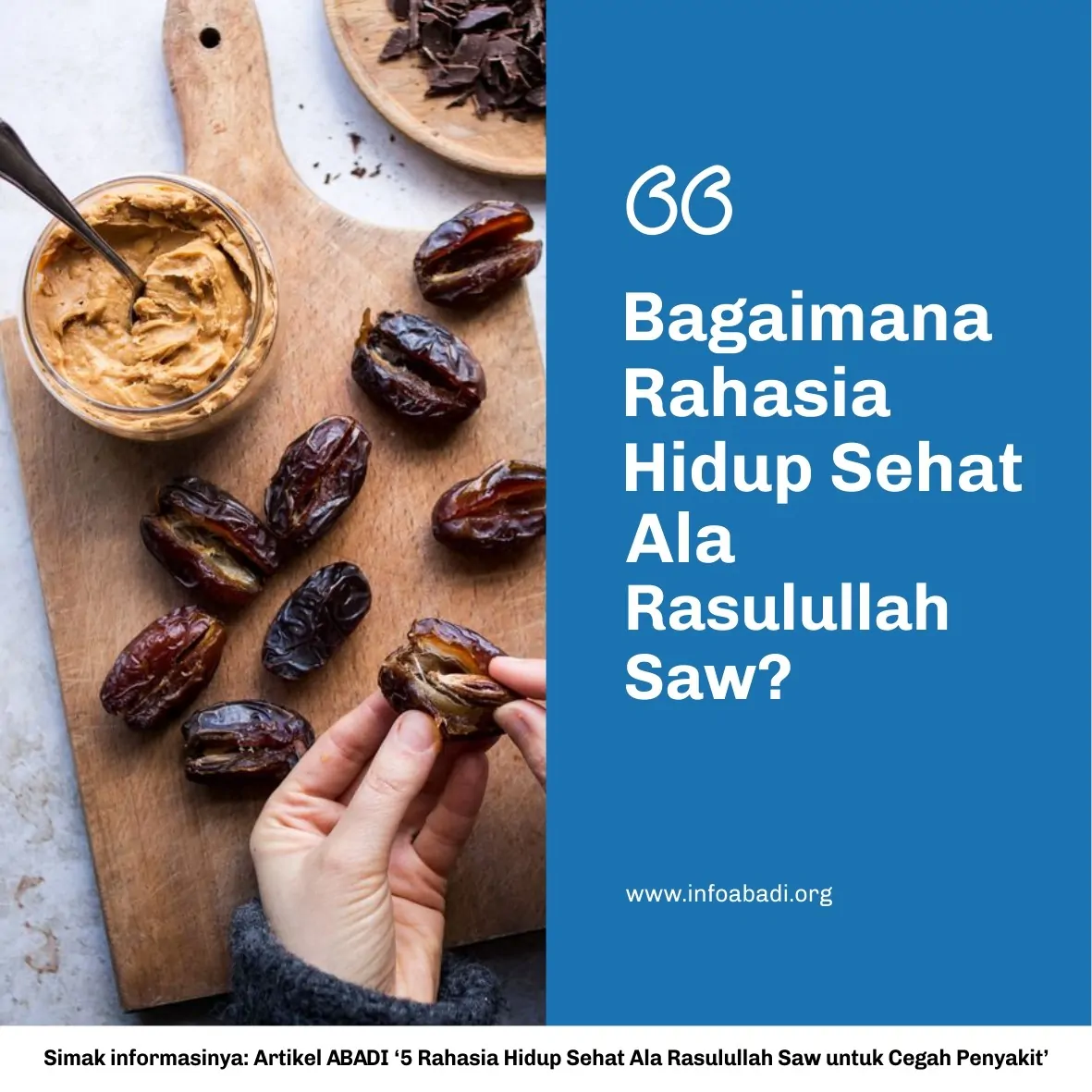 5 Rahasia Hidup Sehat Ala Rasulullah Saw untuk Cegah Penyakit