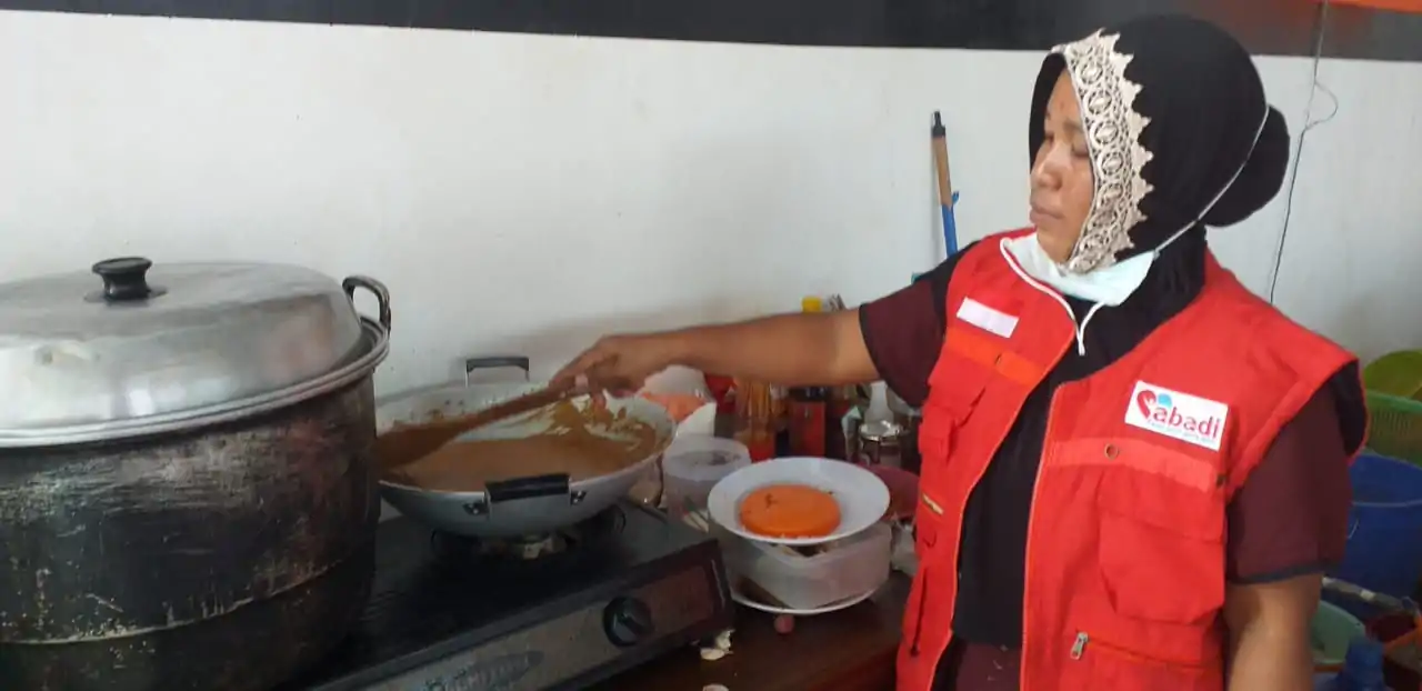Dapur Umum ABADI Layani Pengungsi Gempa Sulbar