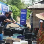 KRISIS AIR BERSIH DI LEMBAR, ABADI KEMBALI MENDISTRIBUSIKAN 7 TANGKI UKURAN 5500 L