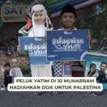 Peluk Yatim 10 Muharram, Hadiahkan Doa untuk Palestina